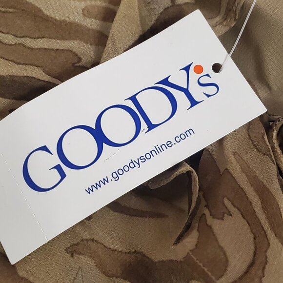 New York City Design Co Womens Silk Forest Fairy Top Size M Brown Whimsical - Picture 5 of 11